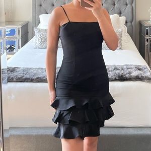 Bardot Black Dress
